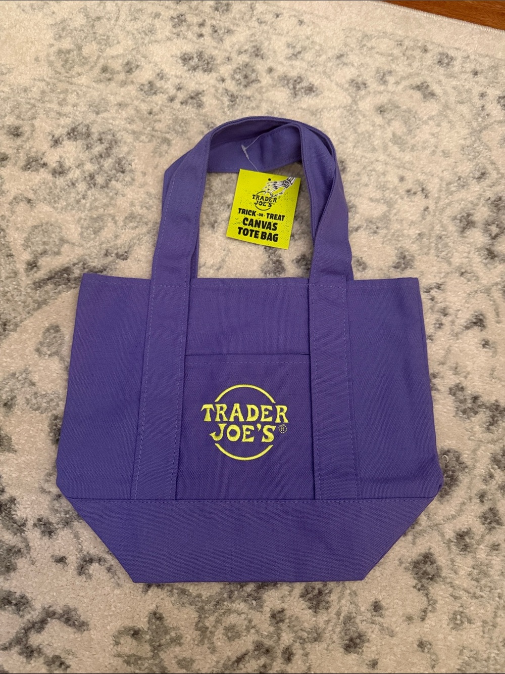 Trader Joe’s -Purple Canvas Tote Bag